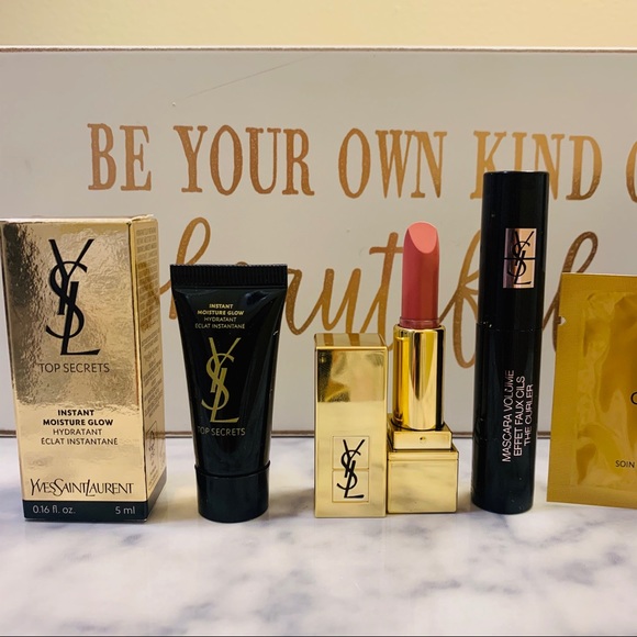 YSL 5 pcs. Lip, mascara, moisturizer glow & more - Picture 2 of 8